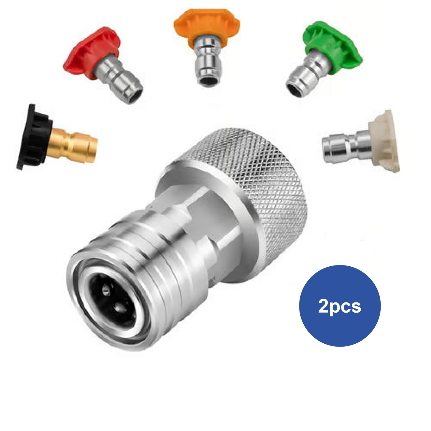Pro-Grade Stainless Steel Quick Connect Adapter