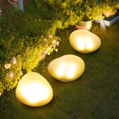 Solar Stone Lights – 49% OFF Today Turn Your Yard Into a Glowing Stone Path