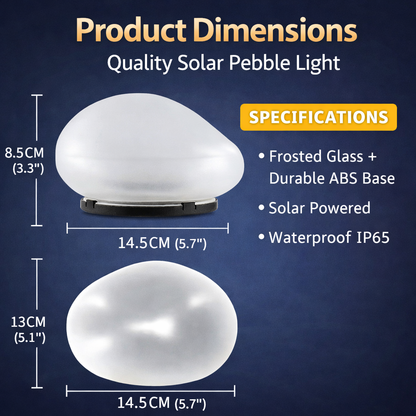 Solar Stone Lights – 49% OFF Today Turn Your Yard Into a Glowing Stone Path